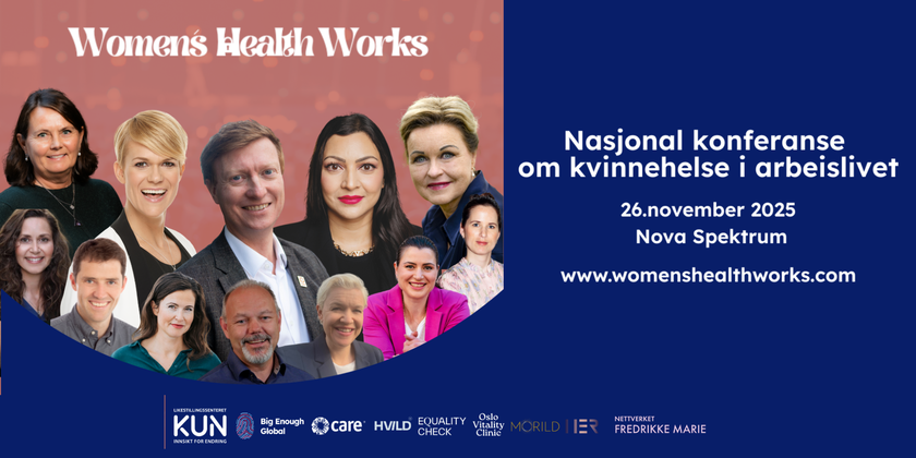 Nasjonal konferanse: Kvinnehelse i arbeidslivet